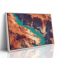 Turquoise Rivers Carve Ancient Stone