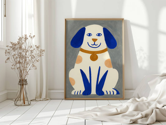 Blue Paws Paint A Happy Tale