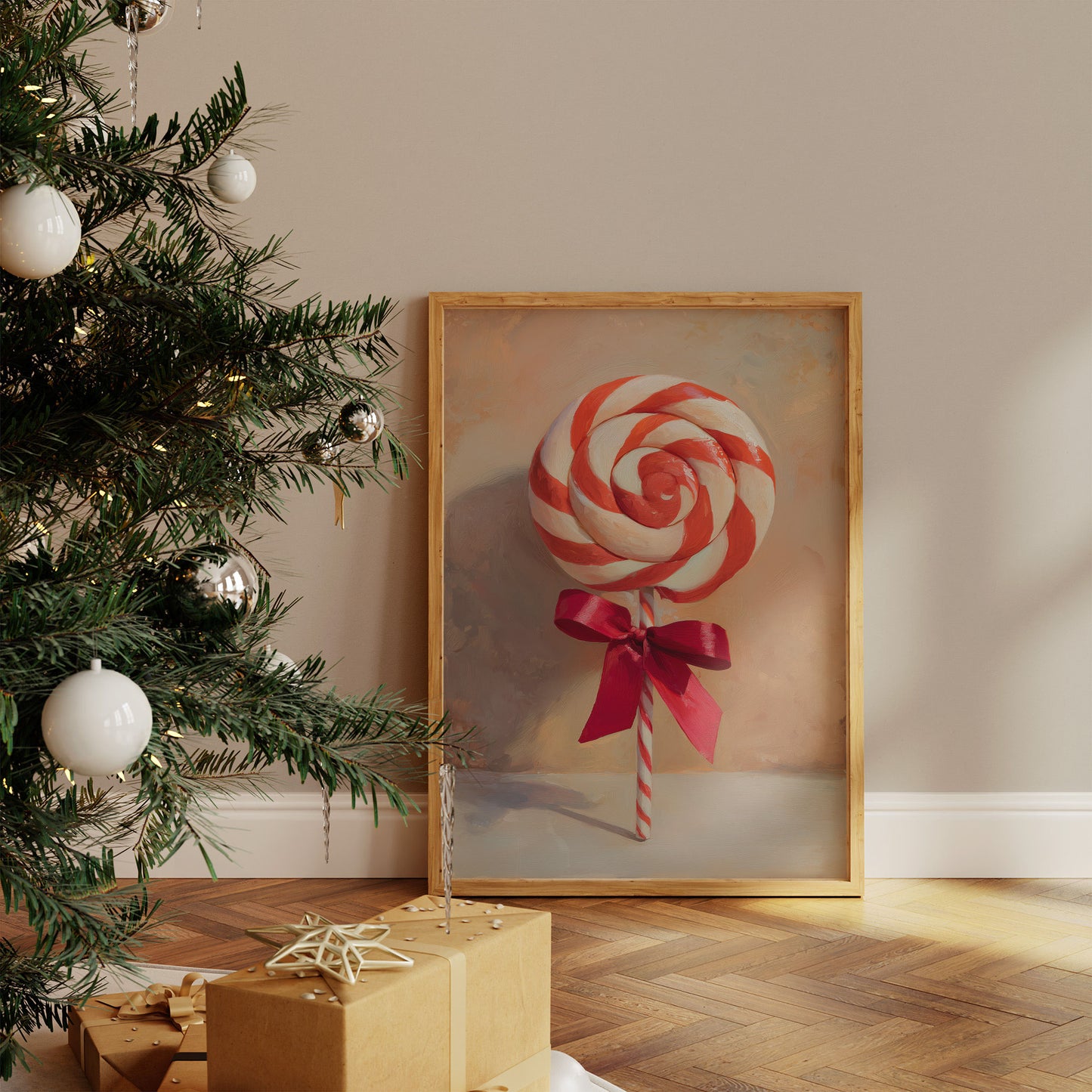 Peppermint Dreams On Christmas Morning
