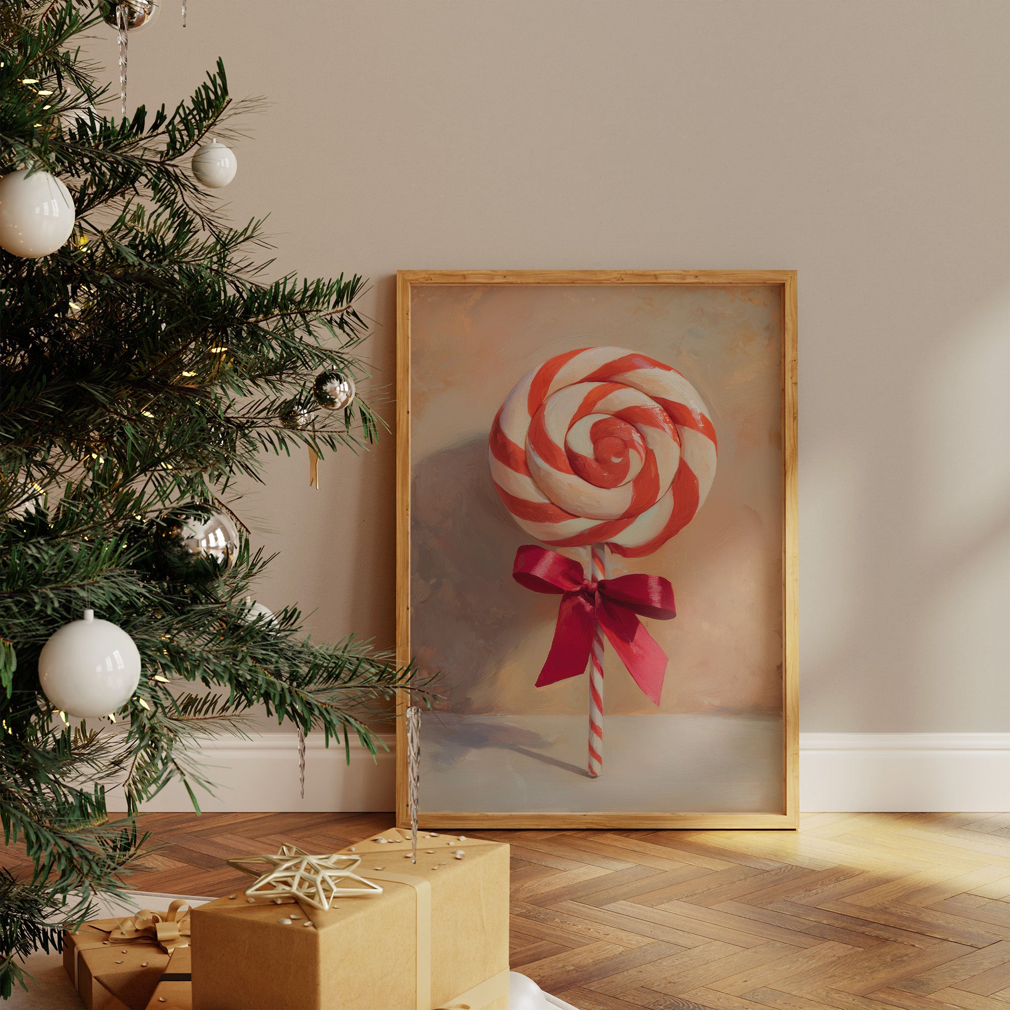Peppermint Dreams On Christmas Morning
