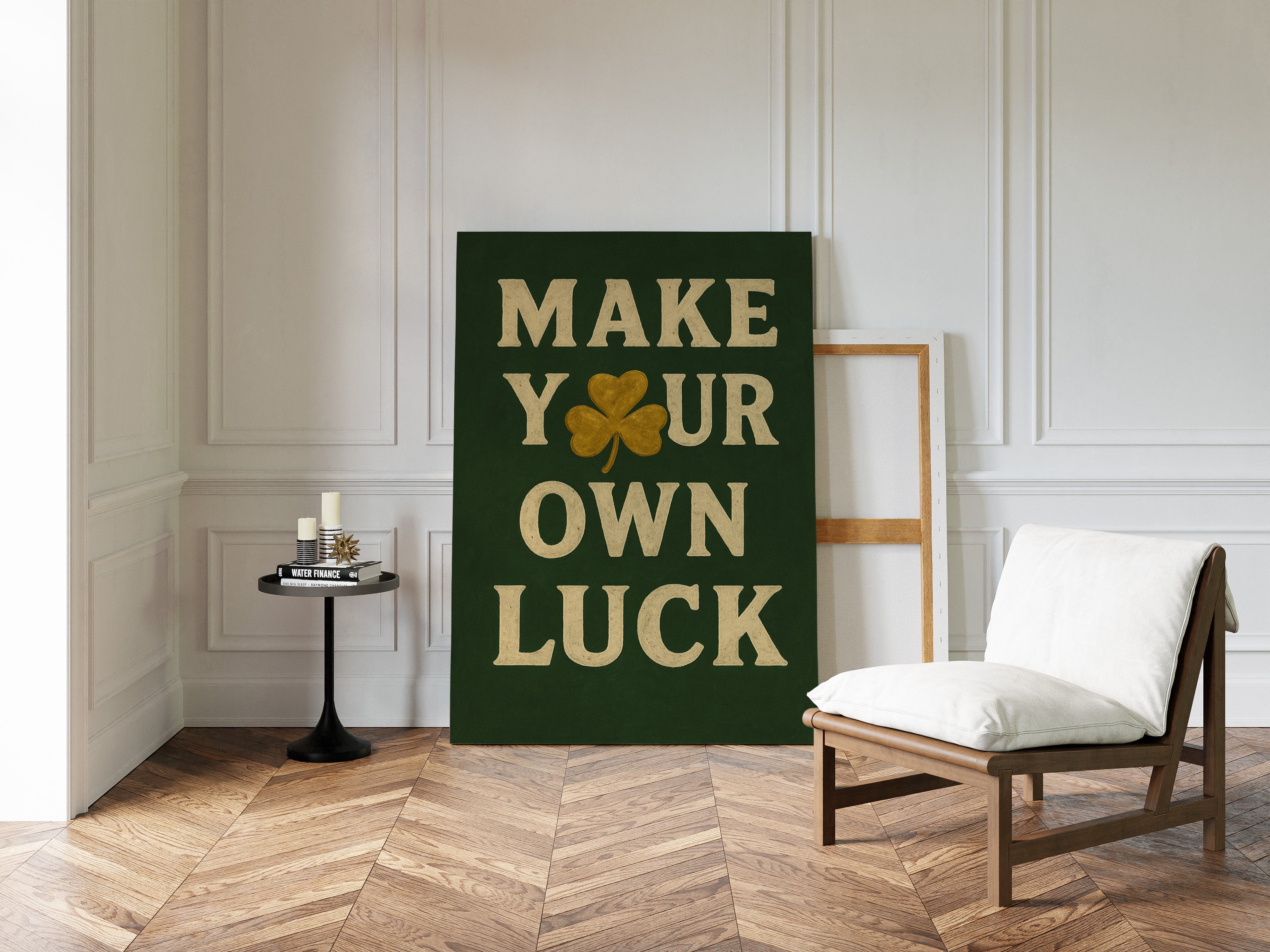 Make Your Own Luck Shamrock Print