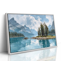 Alpine Waters Mirror Mountain Dreams