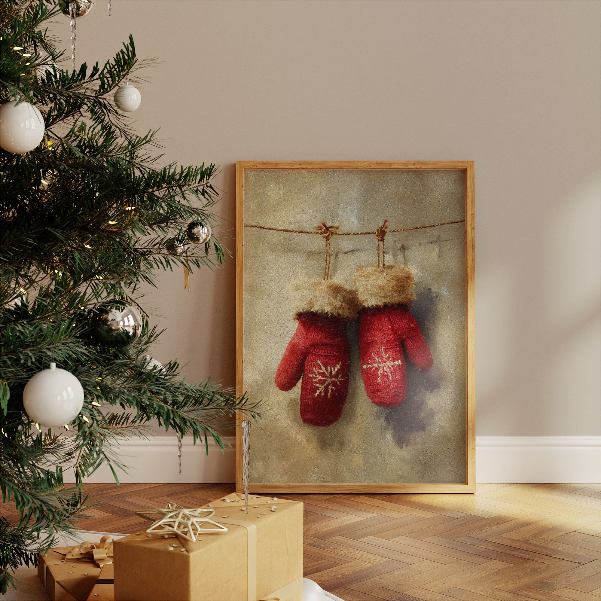 Warm Mittens Tell Winter's Tale