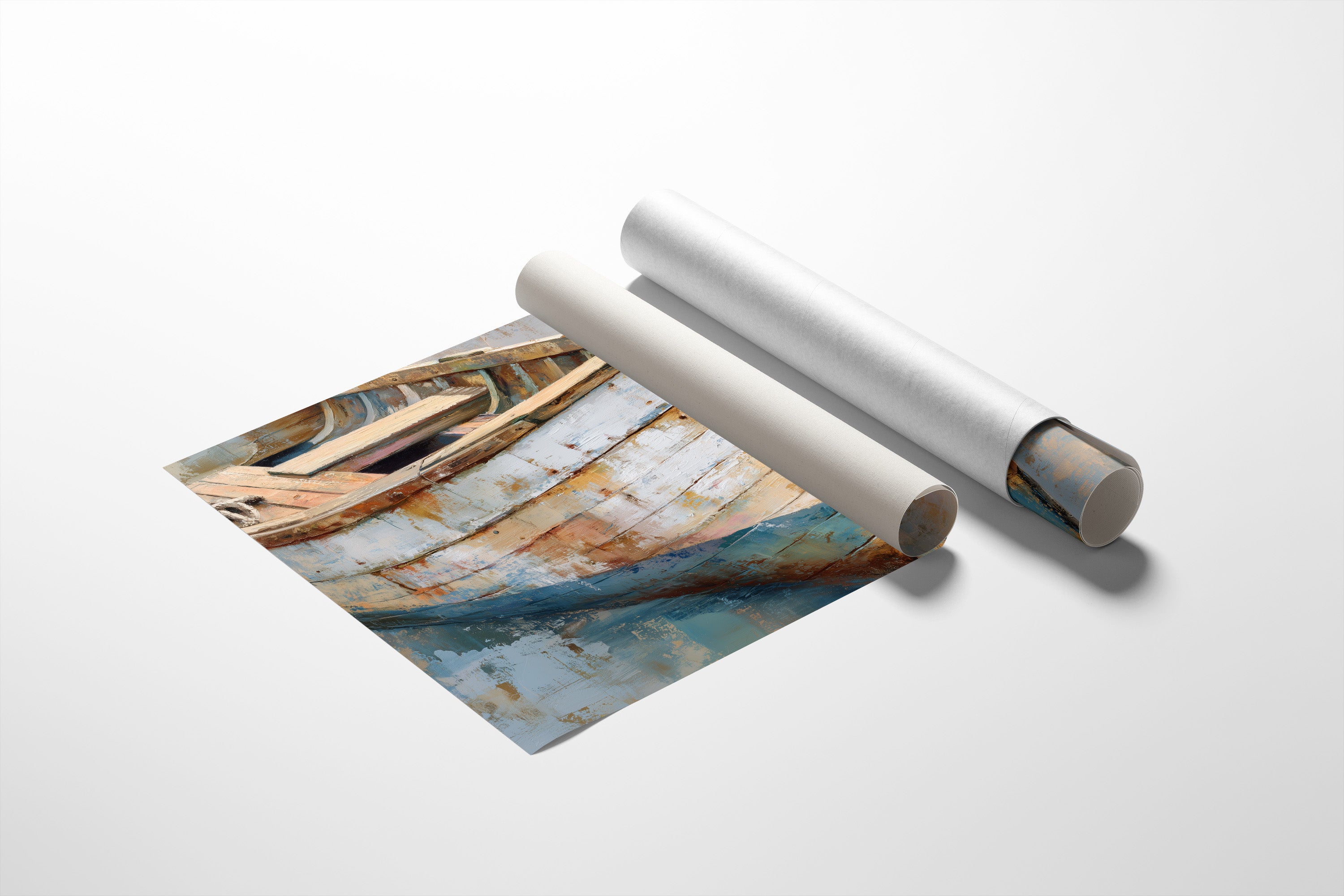 Weathered Hull Awaits The Tide