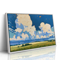 Cumulus Over The Green Fields