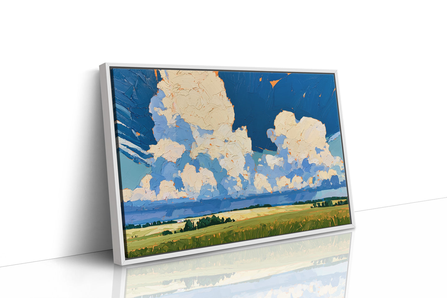 Cumulus Over The Green Fields