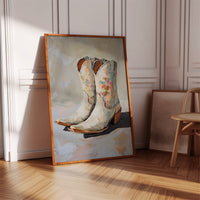 Painted Soles: Floral Cowgirl Boots
