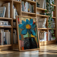 Blue Petals Paint Their Story