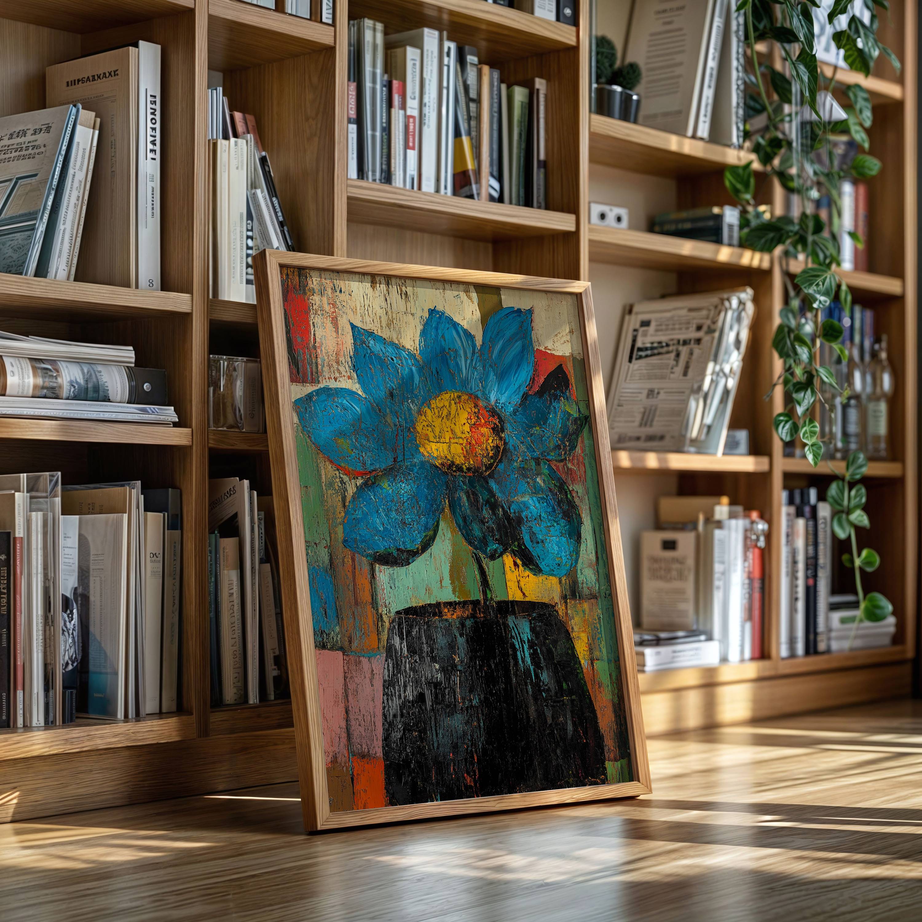 Blue Petals Paint Their Story