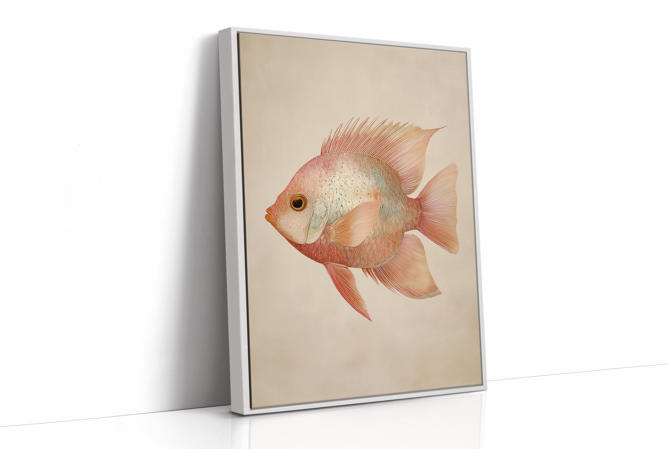 Coral Reef Nobility: Portrait in Blush