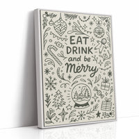 Holiday Cheer In Simple Lines