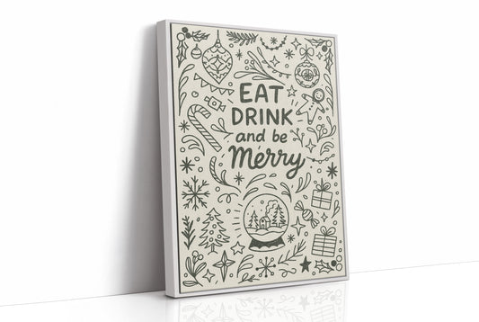 Holiday Cheer In Simple Lines