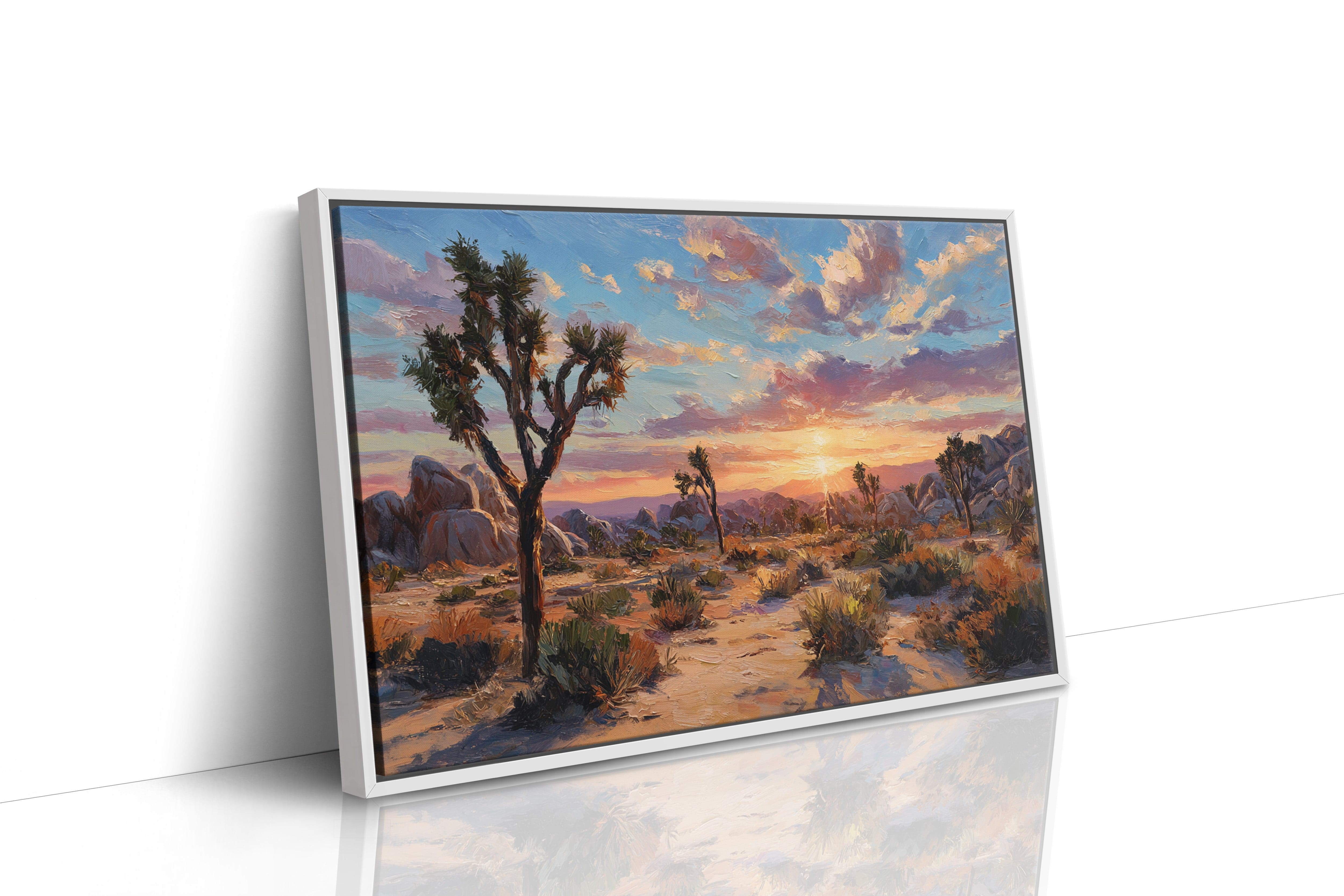 Sunset Ignites Joshua Tree's Soul