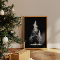 Moonlit Pines Paint Winter's Story