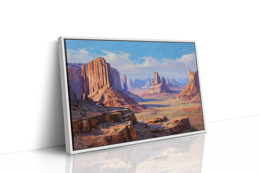 Monoliths Dance Under Desert Light