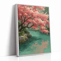 Blossoms Meet the Jade Water
