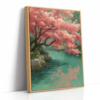 Blossoms Meet the Jade Water