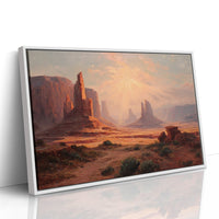 Sacred Light Bathes Ancient Towers