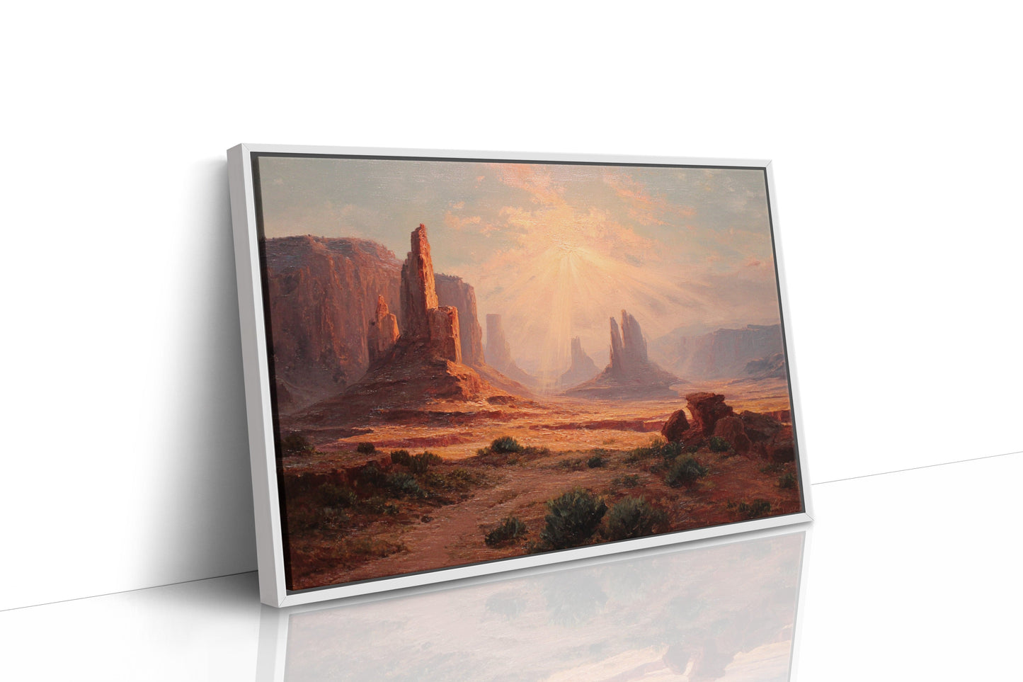 Sacred Light Bathes Ancient Towers