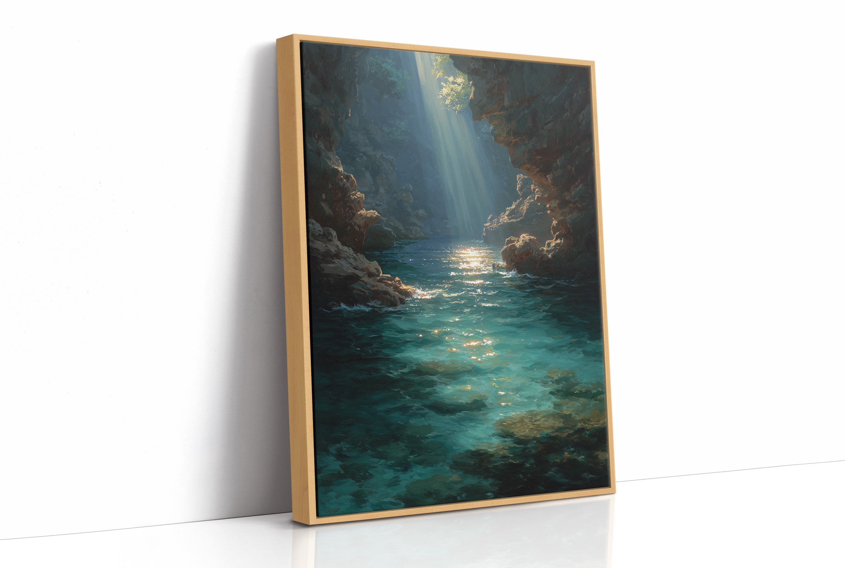 Light Finds the Sea Cave