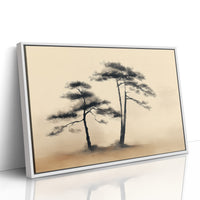 Pine Trees Dance In Morning Gold