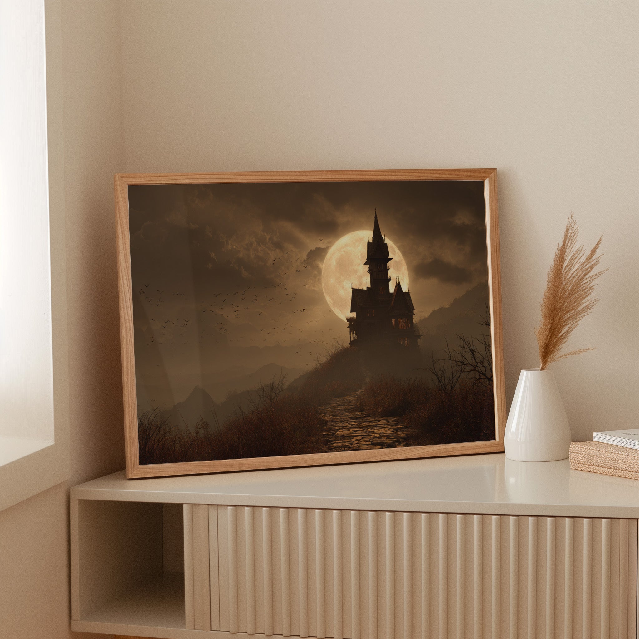 The Watcher Beneath the Moonlight