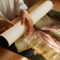 Letters Tied In Blush