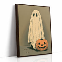 Just a Ghost and His Pumpkin