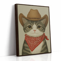Sunset Ranch Cat Tips His Hat