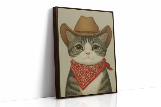 Sunset Ranch Cat Tips His Hat