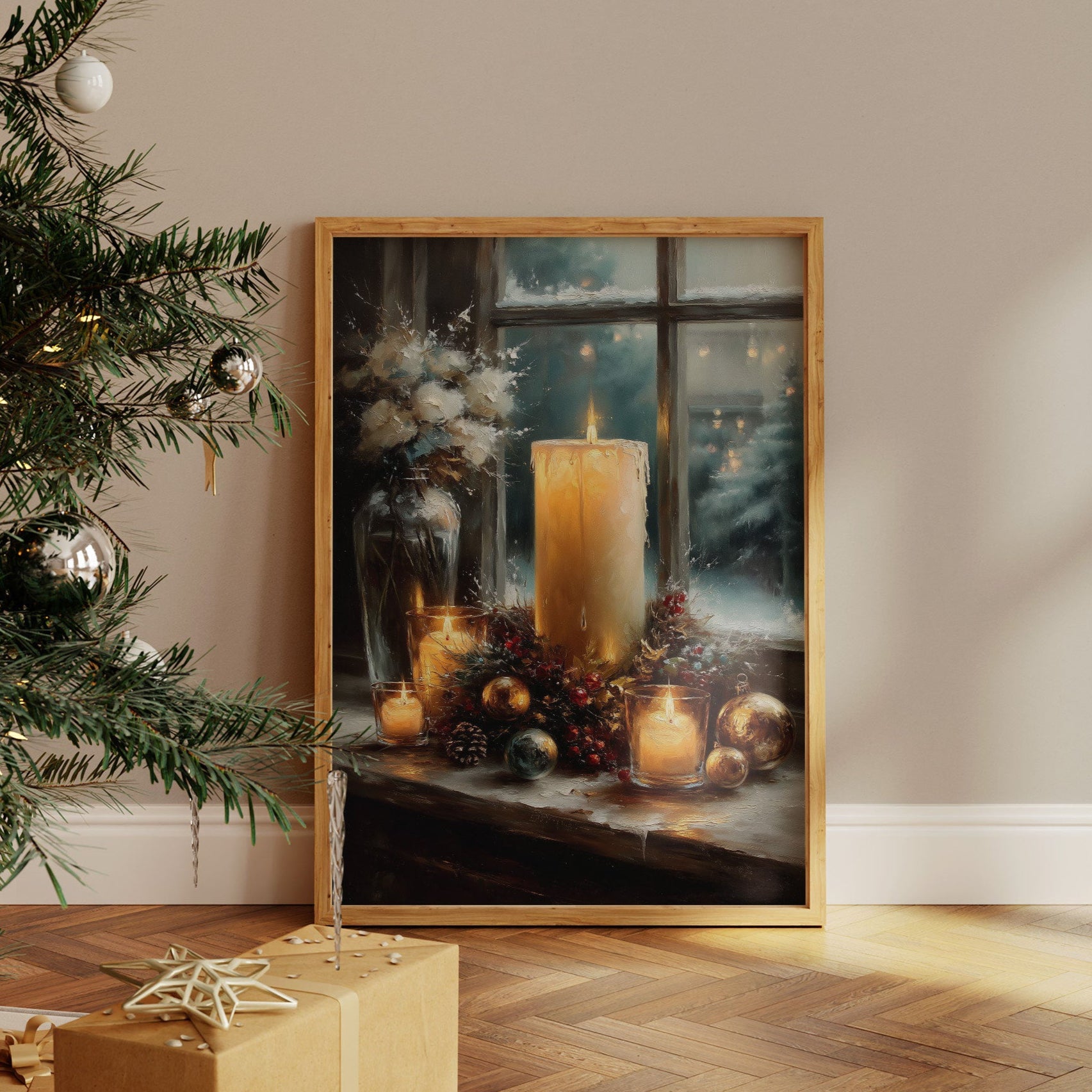 Winter Light Through Frosted Windows
