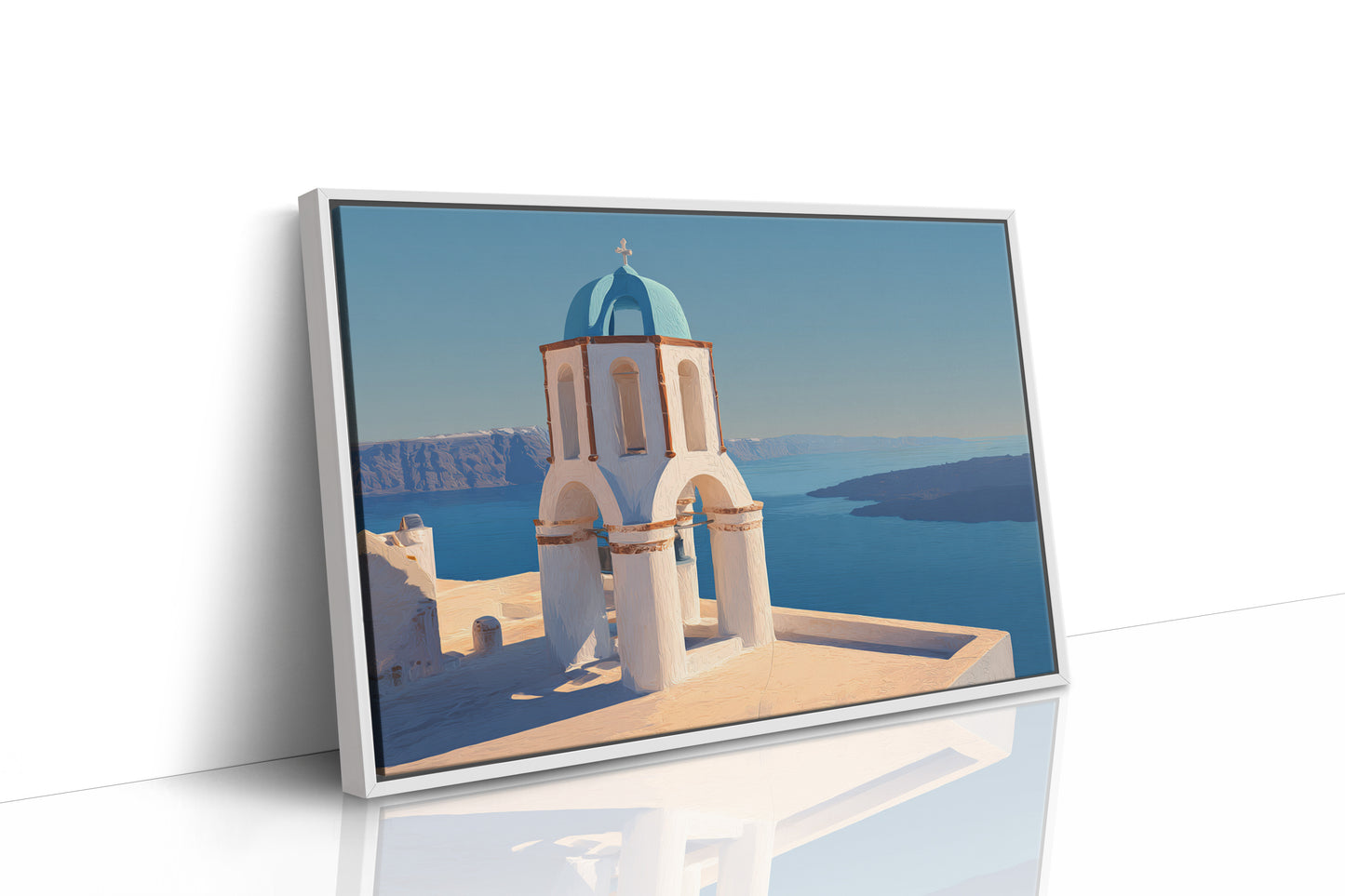 Aegean Light Bathes Sacred Heights
