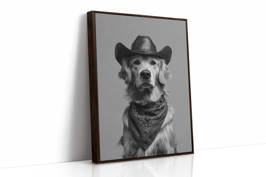 A Canine Cowboy's Quiet Standoff