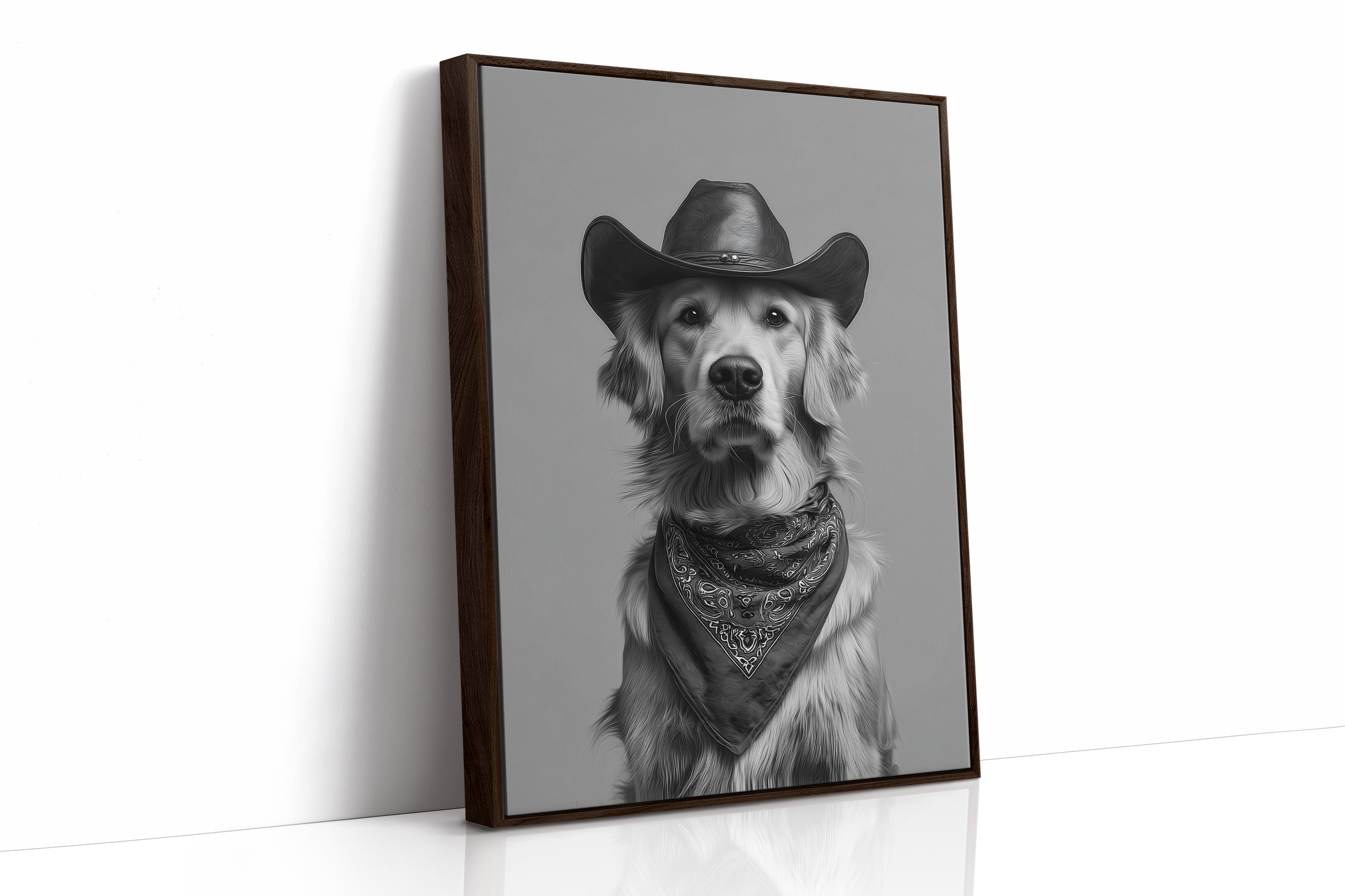 A Canine Cowboy's Quiet Standoff