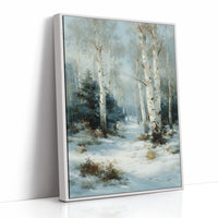 Birch Trail in Winter