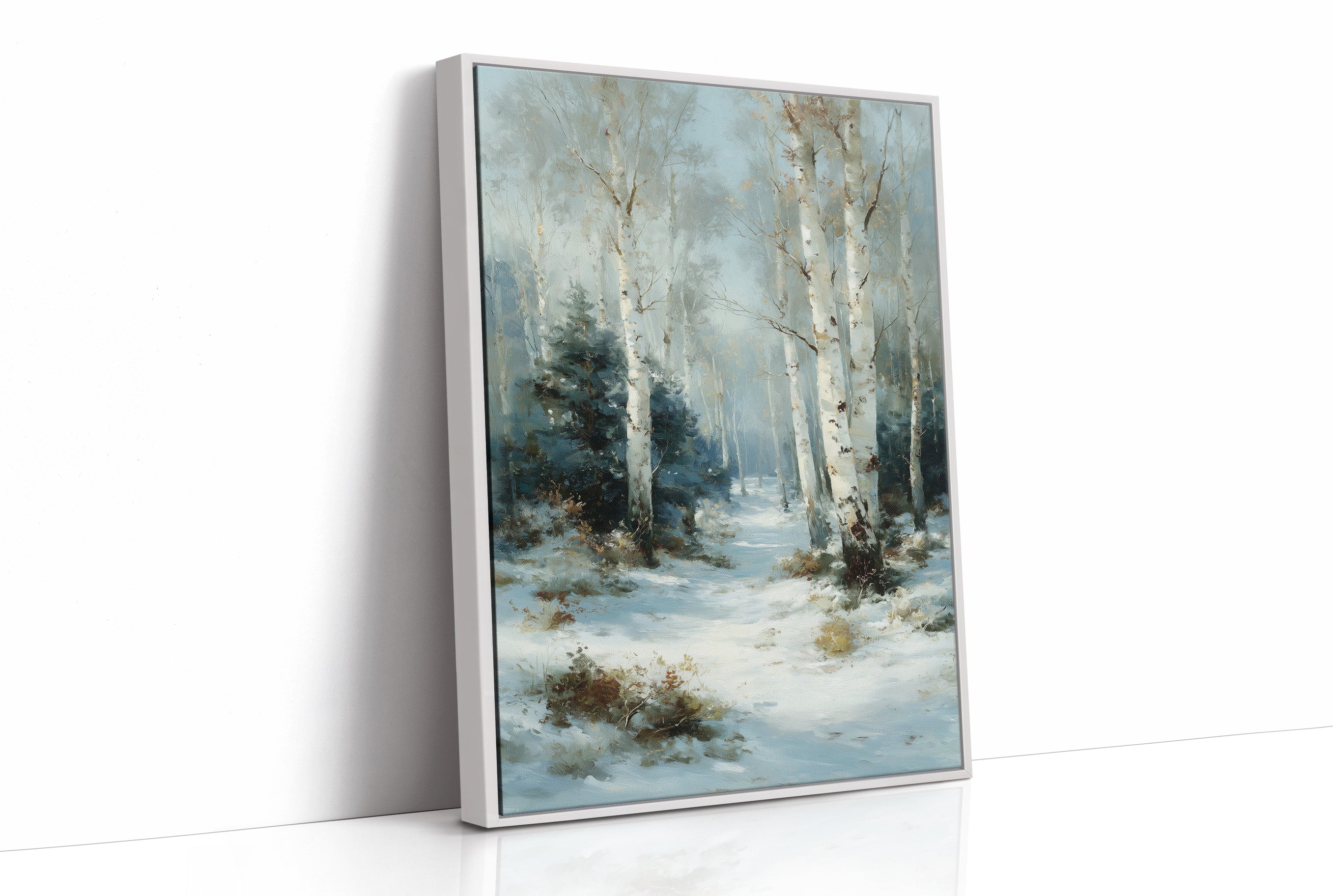 Birch Trail in Winter