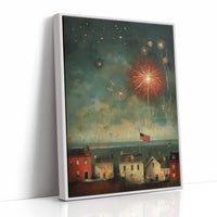 Smoke and Stars Over the Harbor