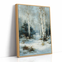 Birch Trail in Winter