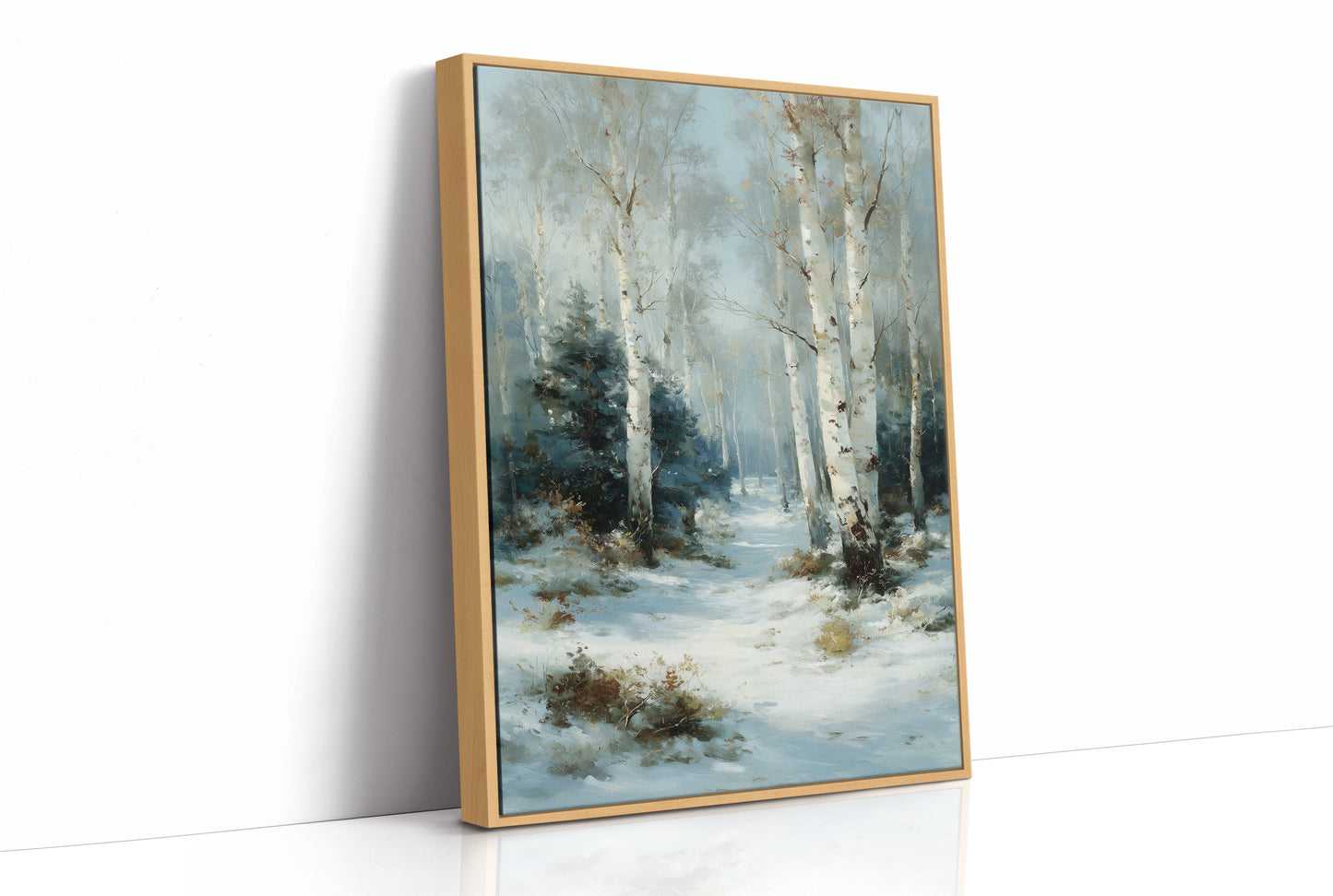 Birch Trail in Winter
