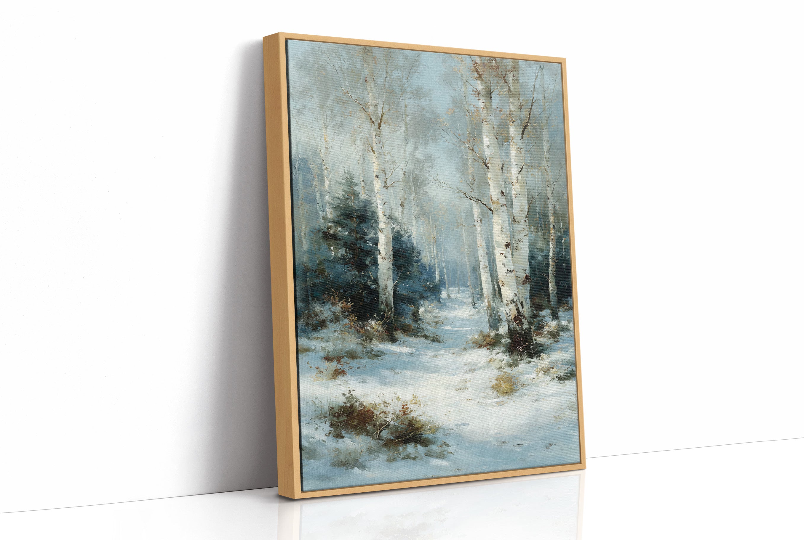 Birch Trail in Winter