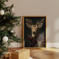 Noble Stag Brings Winter's Grace