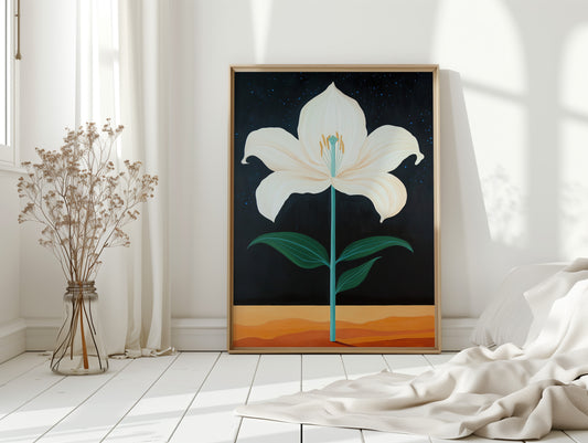 Midnight Lily Reaches For Stars