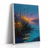 Fireflies Over the Marsh