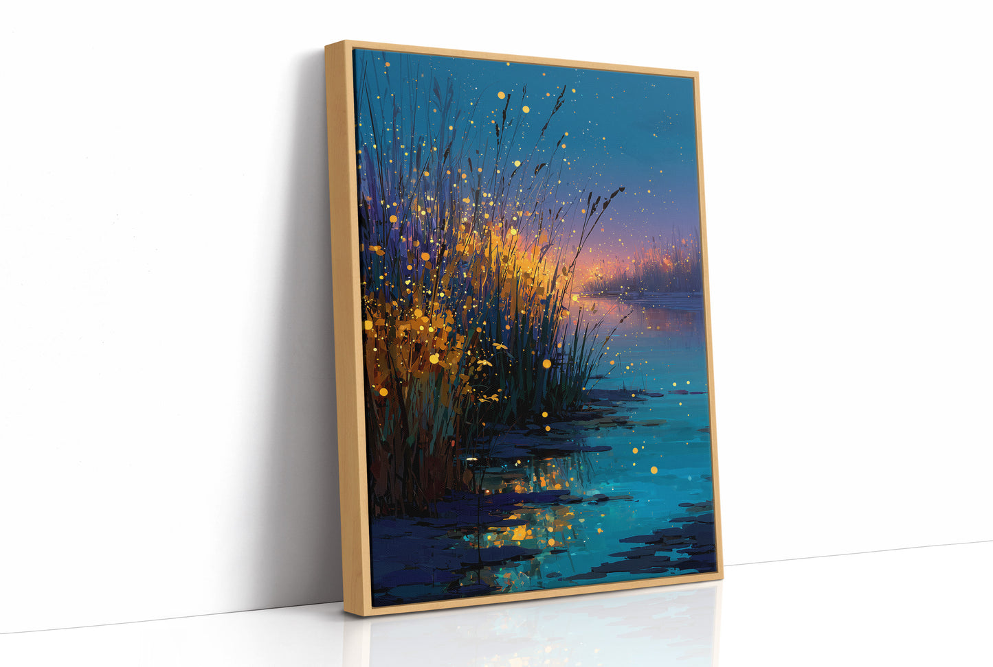 Fireflies Over the Marsh