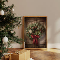 December Stories On Rustic Wood