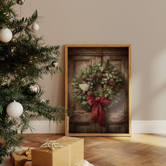 December Stories On Rustic Wood