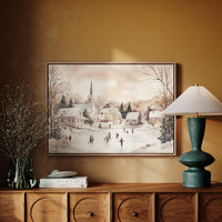 Winter's Dance On Village Ice