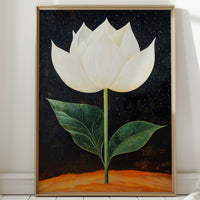 Lotus Rises Through Starlit Earth