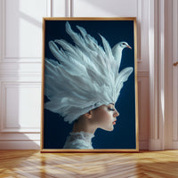 Crowned by Wings in Blue Silence