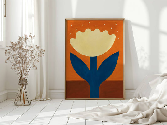 Moonlit Tulip Reaches For Stars